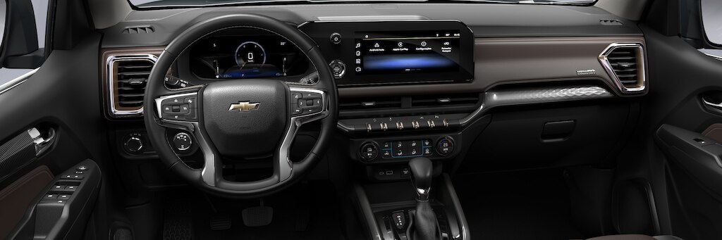 Painel de controle do SUV Chevrolet Trailblazer